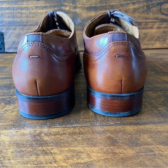 Florsheim Men’s Brown Leather Oxford Dress Shoes, Size 13 M, Classic lace up. - Picture 4 of 10